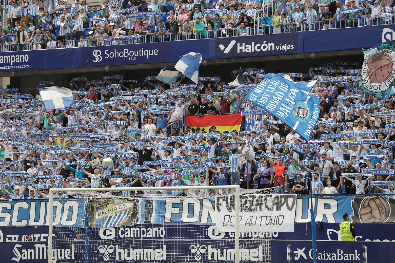 Las mejores imágenes del Málaga-Ceuta en La Rosaleda