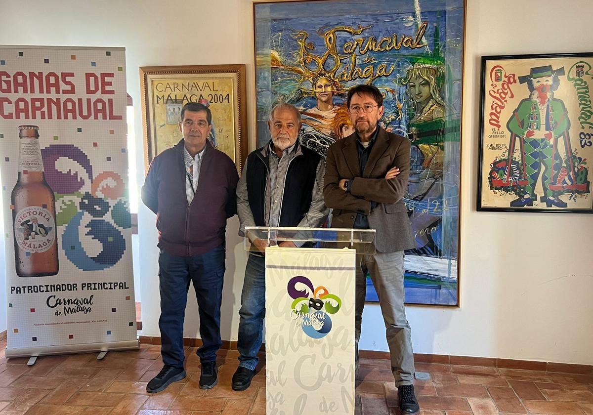 Enrique Gutiérrez, Diego Flores y Pepelu Ramos, esta mañana.