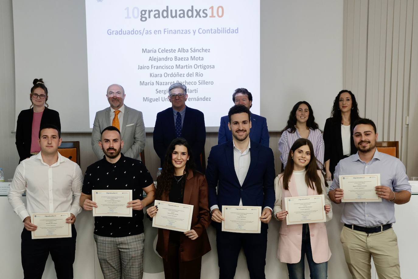 Alejandro Baeza Mota, Jairo Francisco Martín Ortigosa, Kiara Ordóñez del Río, Sergio Ruiz Martí, María Celeste Alba Sánchez, Miguel Urbaneja Fernández.