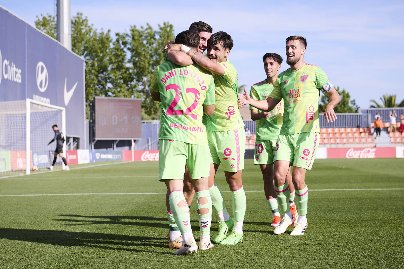 El Atlético de Madrid B- Málaga, en imágenes