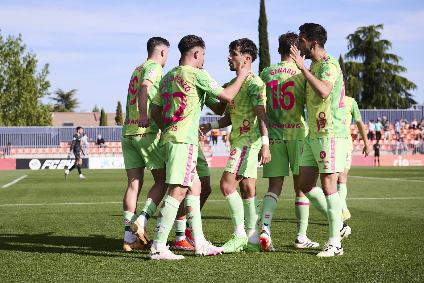 El Atlético de Madrid B- Málaga, en imágenes