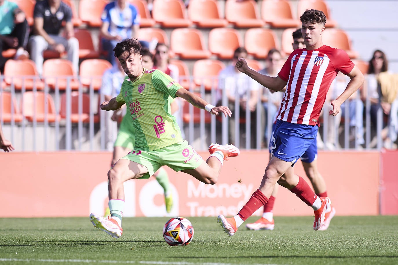 El Atlético de Madrid B- Málaga, en imágenes