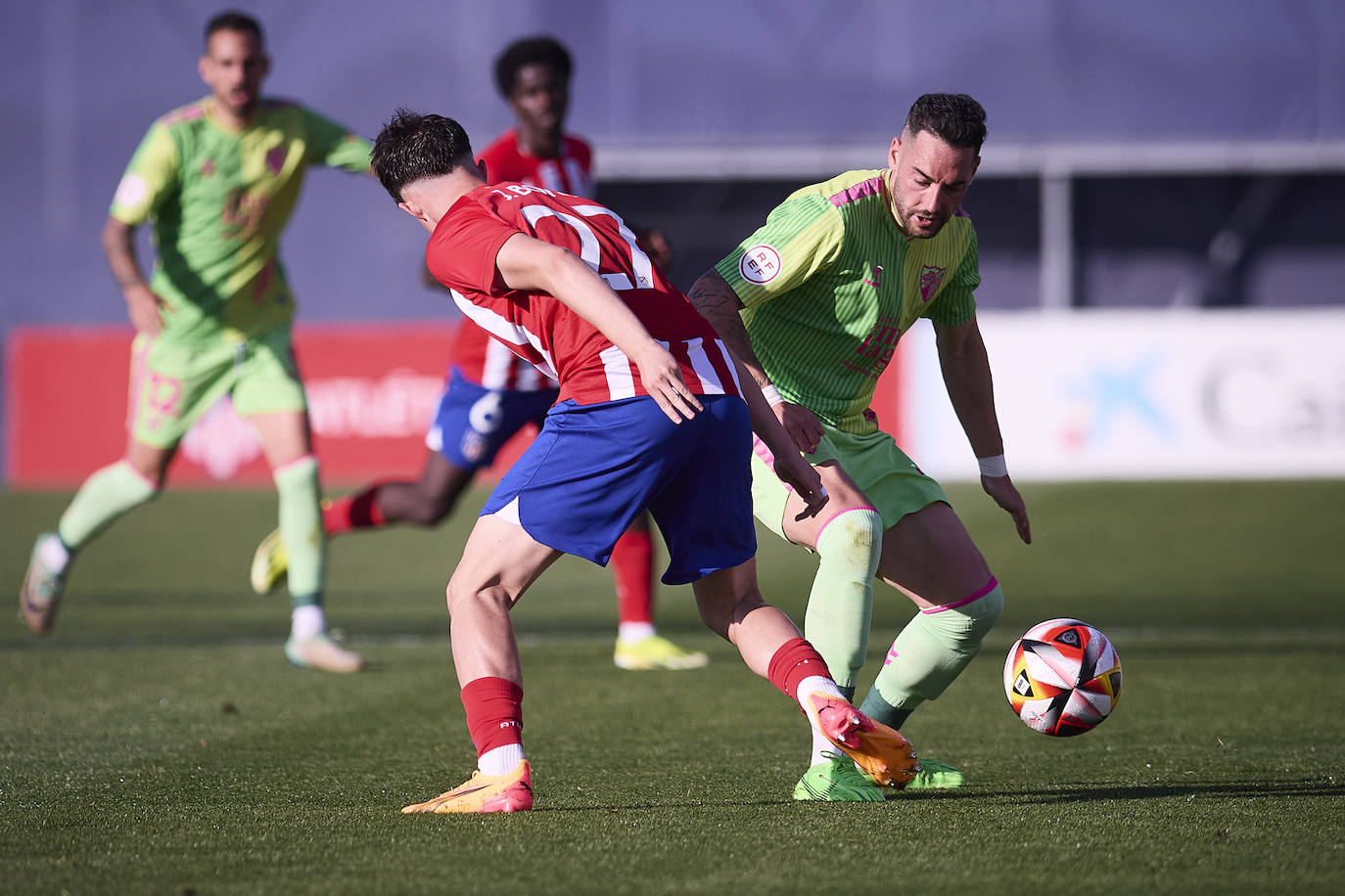 El Atlético de Madrid B- Málaga, en imágenes