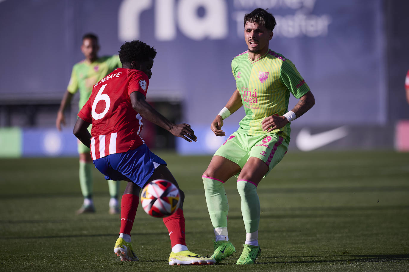 El Atlético de Madrid B- Málaga, en imágenes