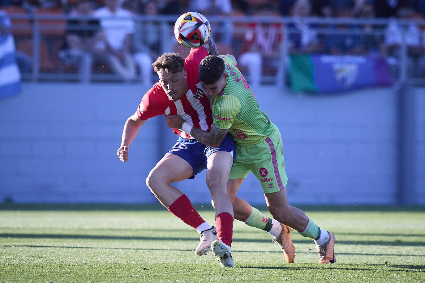 El Atlético de Madrid B- Málaga, en imágenes