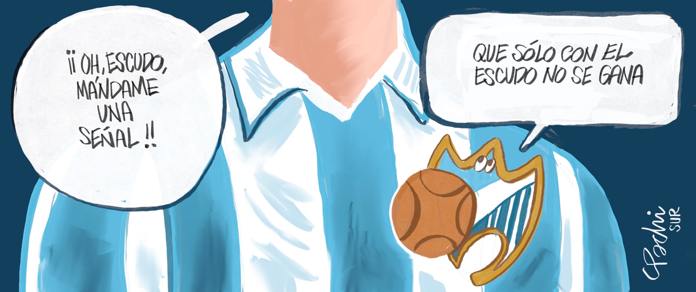 Las viñetas de Pachi sobre la actualidad del Málaga, Unicaja y el deporte