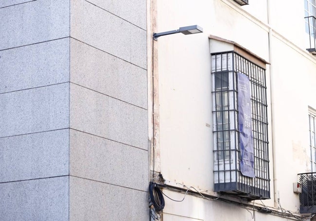 Imagen de la farola tomada el pasado lunes.