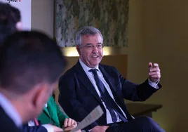 El alcalde de Estepona, durante su participación en el foro de SUR.
