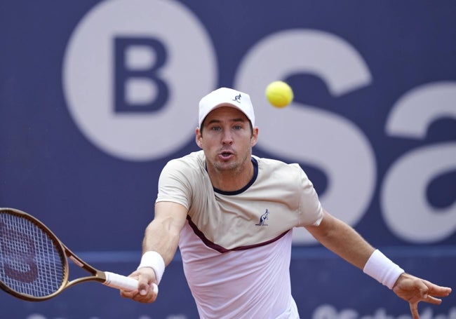 Dusan Lajovic, en el duelo de este jueves.