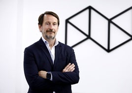 Alberto Salamanca, en las oficinas de Neinor en Málaga, ubicadas en la calle Larios.