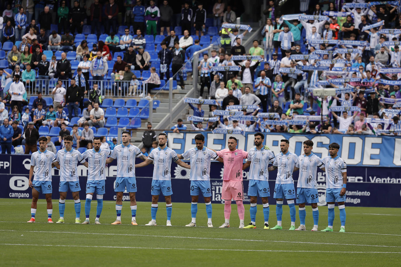 Las mejores fotos del Málaga-Murcia en La Rosaleda