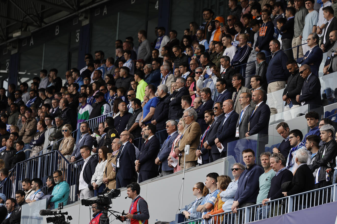 Las mejores fotos del Málaga-Murcia en La Rosaleda