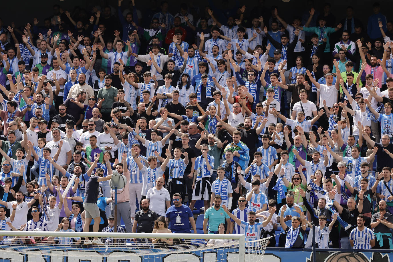 Las mejores fotos del Málaga-Murcia en La Rosaleda