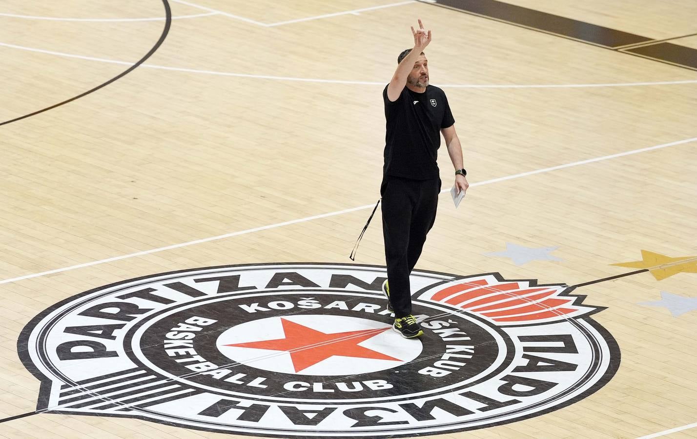 El Unicaja se entrena en la pista del Partizán de Belgrado