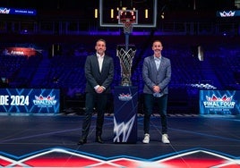 Ibon Navarro y Sito Alonso, en la presentación de la Final Four.