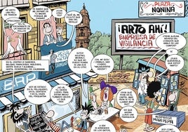 La plaza Noniná: la 'actualidad' malagueña vista por Idígoras y Pachi