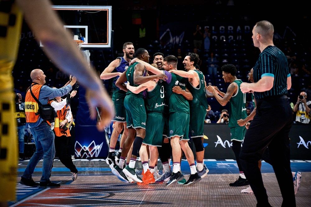 La final de la Basketball Champions League entre el Tenerife y el Unicaja, en imágenes