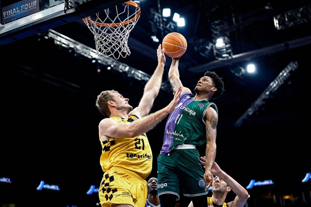 La final de la Basketball Champions League entre el Tenerife y el Unicaja, en imágenes