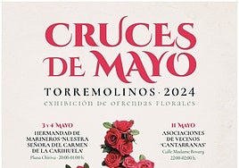 Cartel de las Cruces de Mayo en Torremolinos.