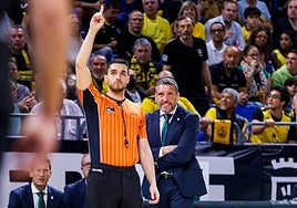 Ibon Navarro, este miércoles en Tenerife.