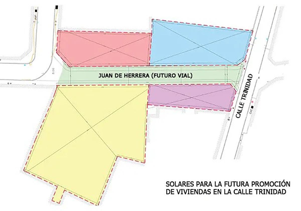 Avanza un proyecto de medio centenar de viviendas en el barrio de la Trinidad de Málaga