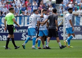 Ramón se retira en el partido ante el Mérida.