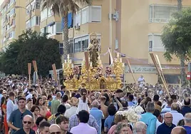 La Virgen del Carmen de Huelin regresará en fechas próximas a su festividad.