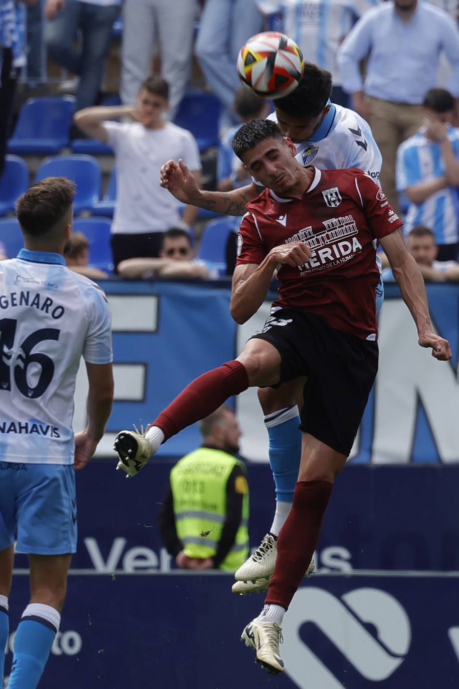 El Málaga-Mérida, en imágenes