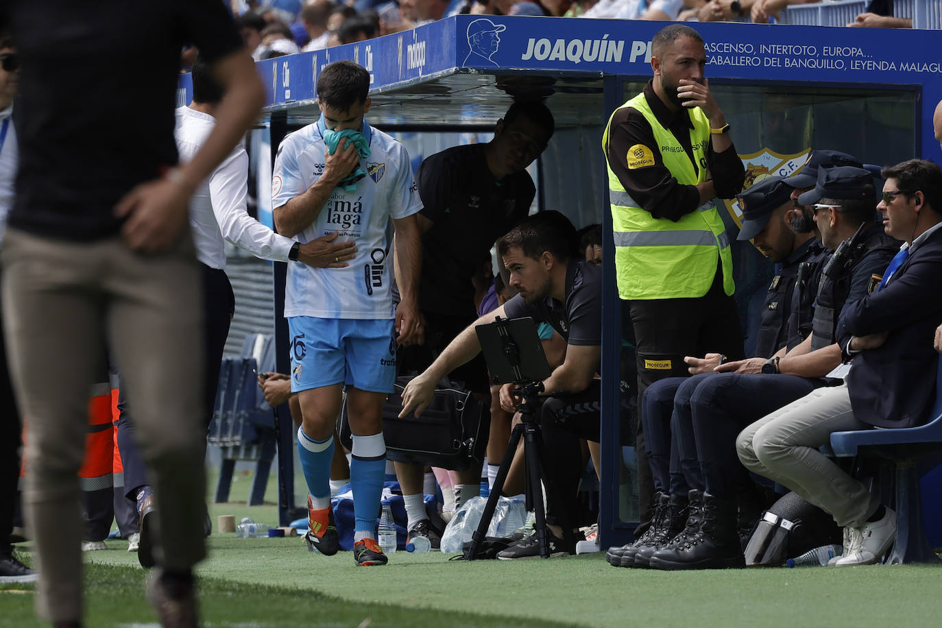 El Málaga-Mérida, en imágenes