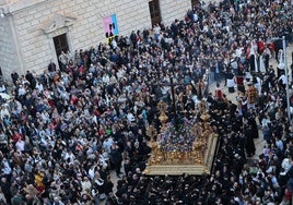 El Cristo del Amor, en su salida procesional del pasado Viernes Santo.