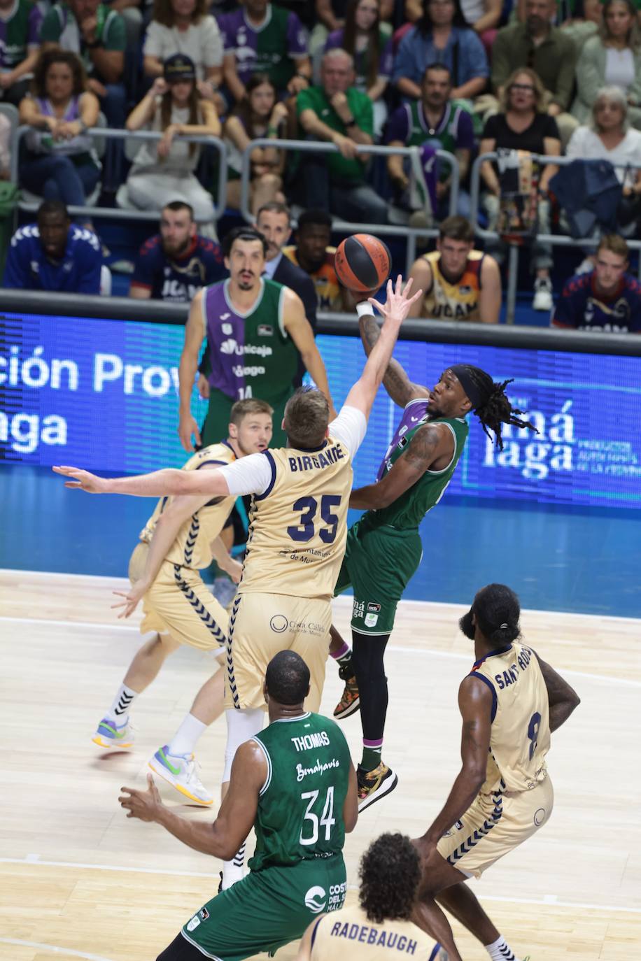 El Unicaja- UCAM Murcia, en imágenes