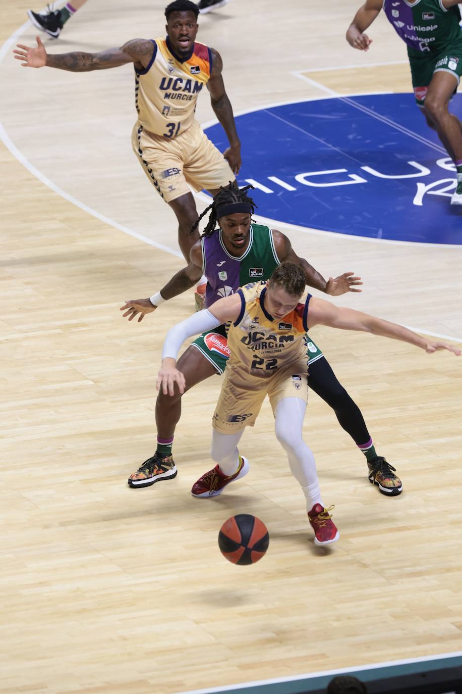 El Unicaja- UCAM Murcia, en imágenes