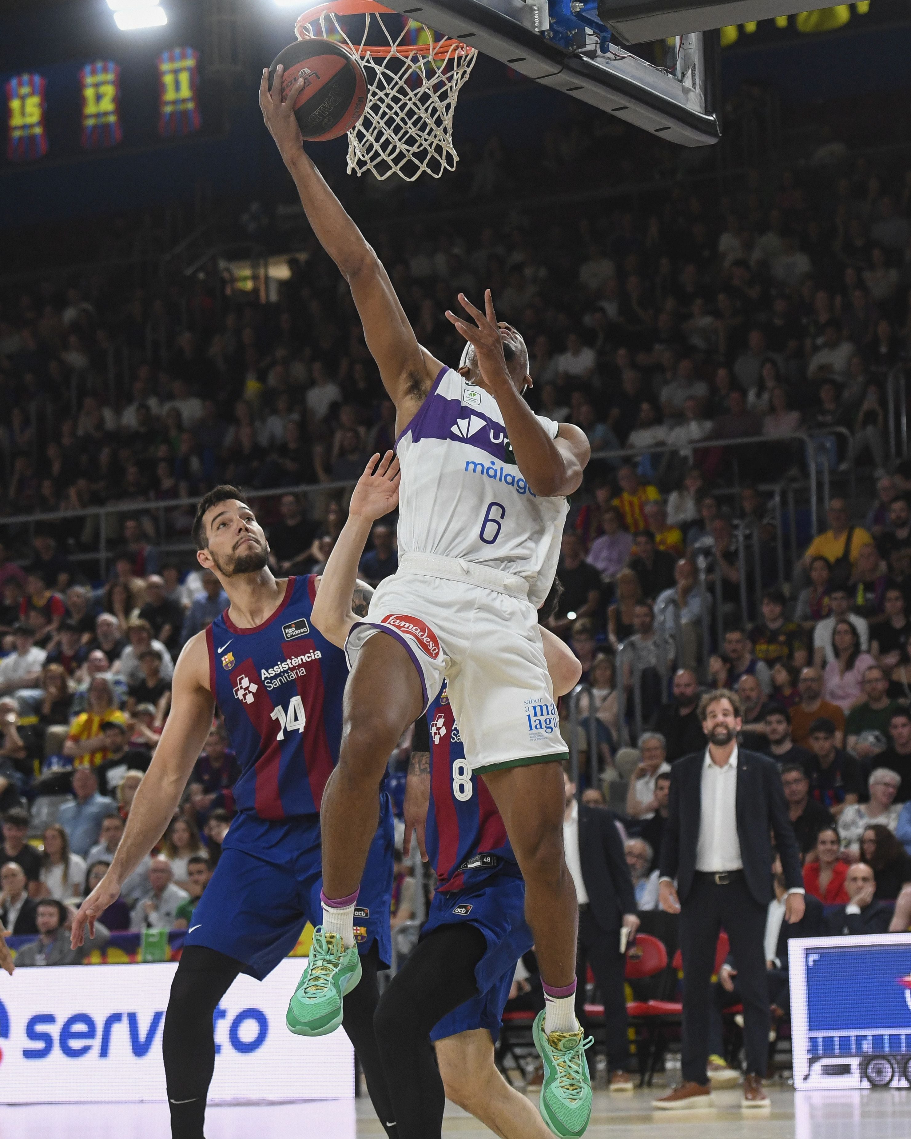 El Barcelona-Unicaja, en imágenes