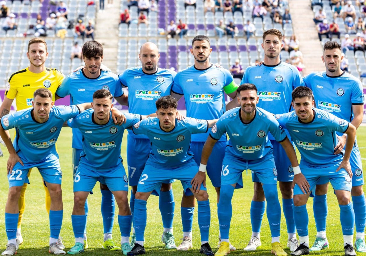 Un once del Juventud de Torremolinos de esta temporada.