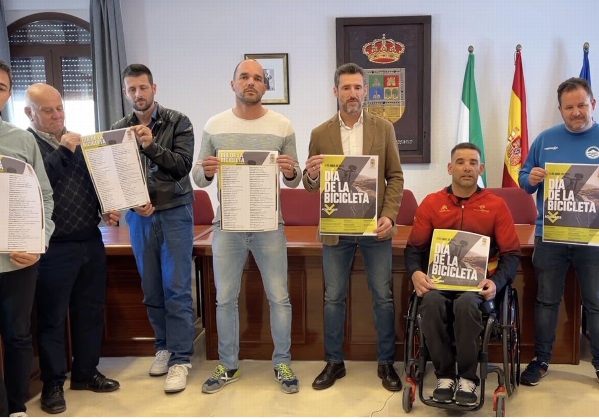 Presentación del Día de la Bicicleta en Villanueva del Rosario.