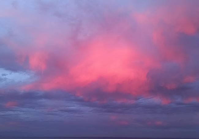 El fenómeno, visto en Benalmádena.