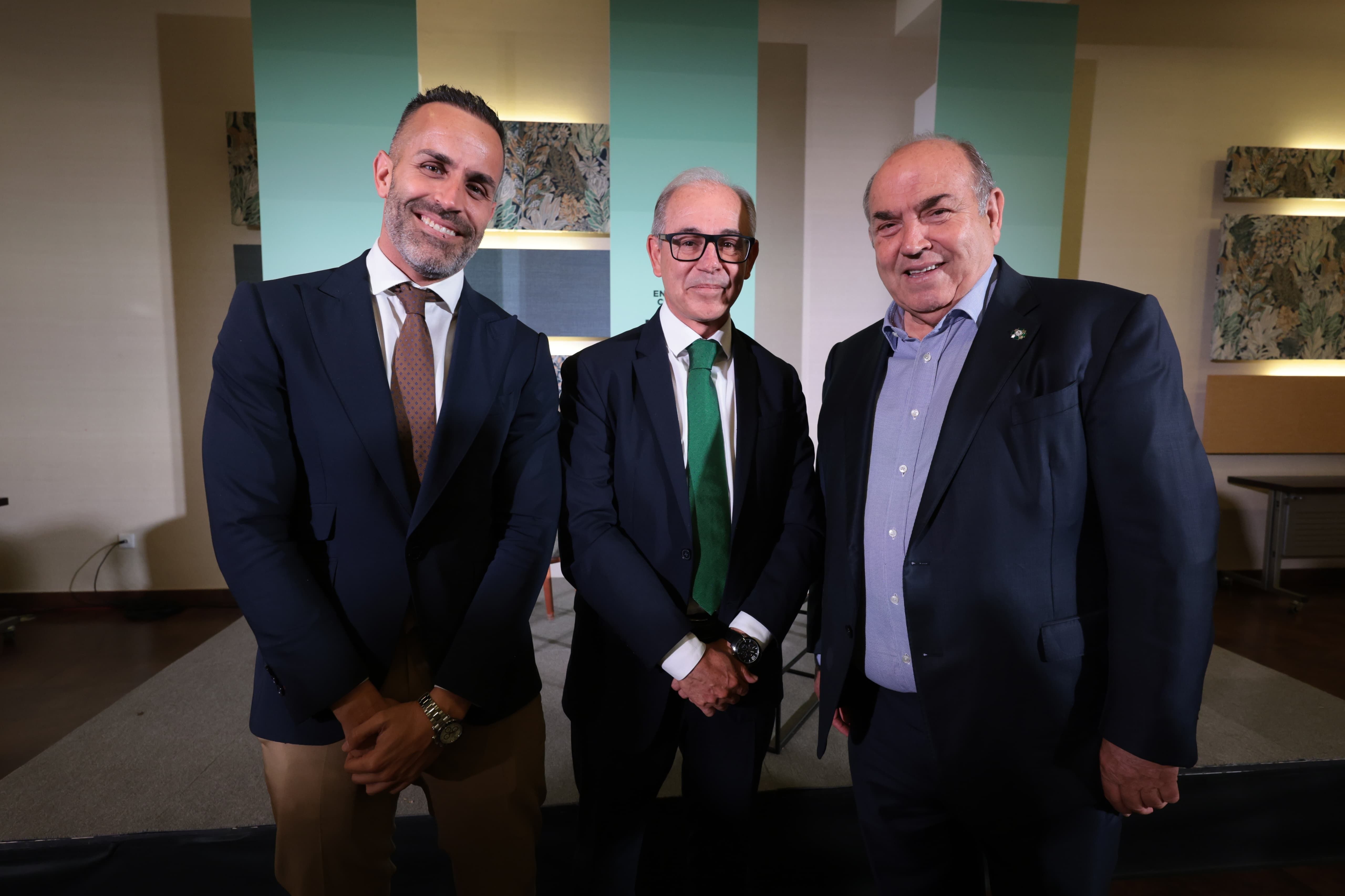 Guillermo Beltrán, Isidro Rubiales y Federico Beltrán.