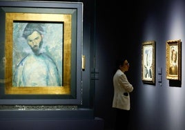 La muestra exhibe piezas que se exponen por primera vez en España.