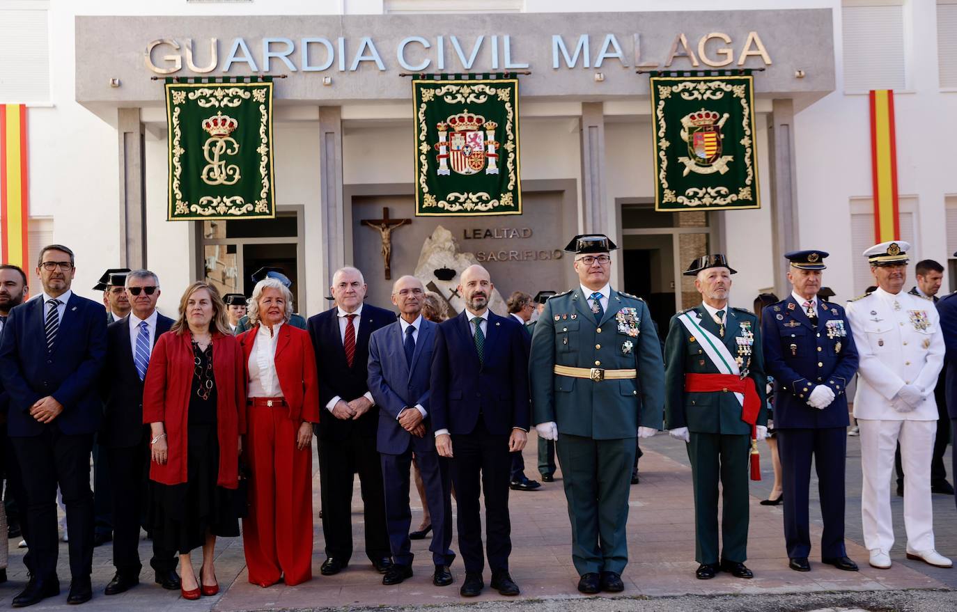 Homenaje a la Guardia Civil en Málaga por su 180 aniversario