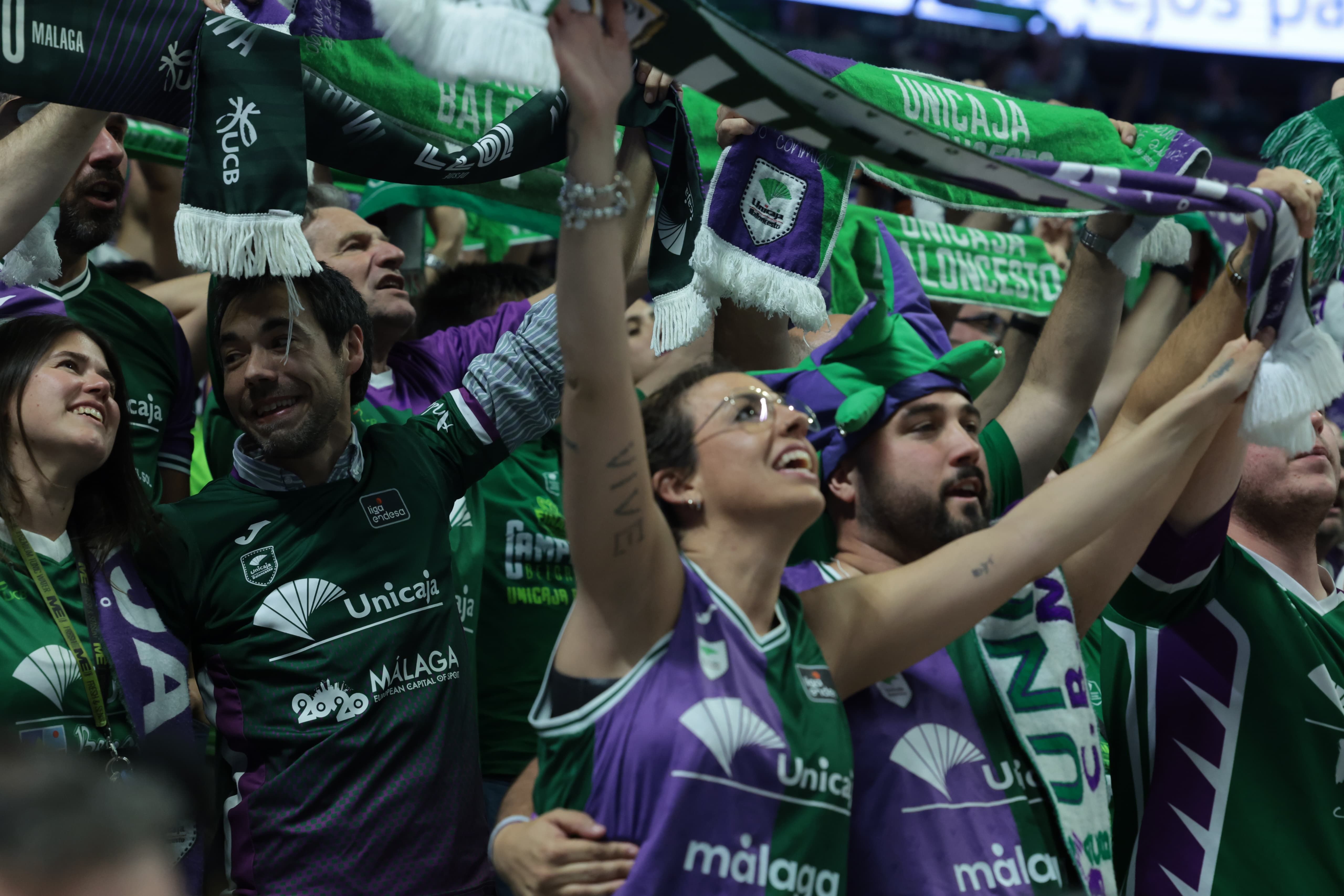 El Unicaja-Baxi Manresa del primer partido de cuartos de final, en imágenes