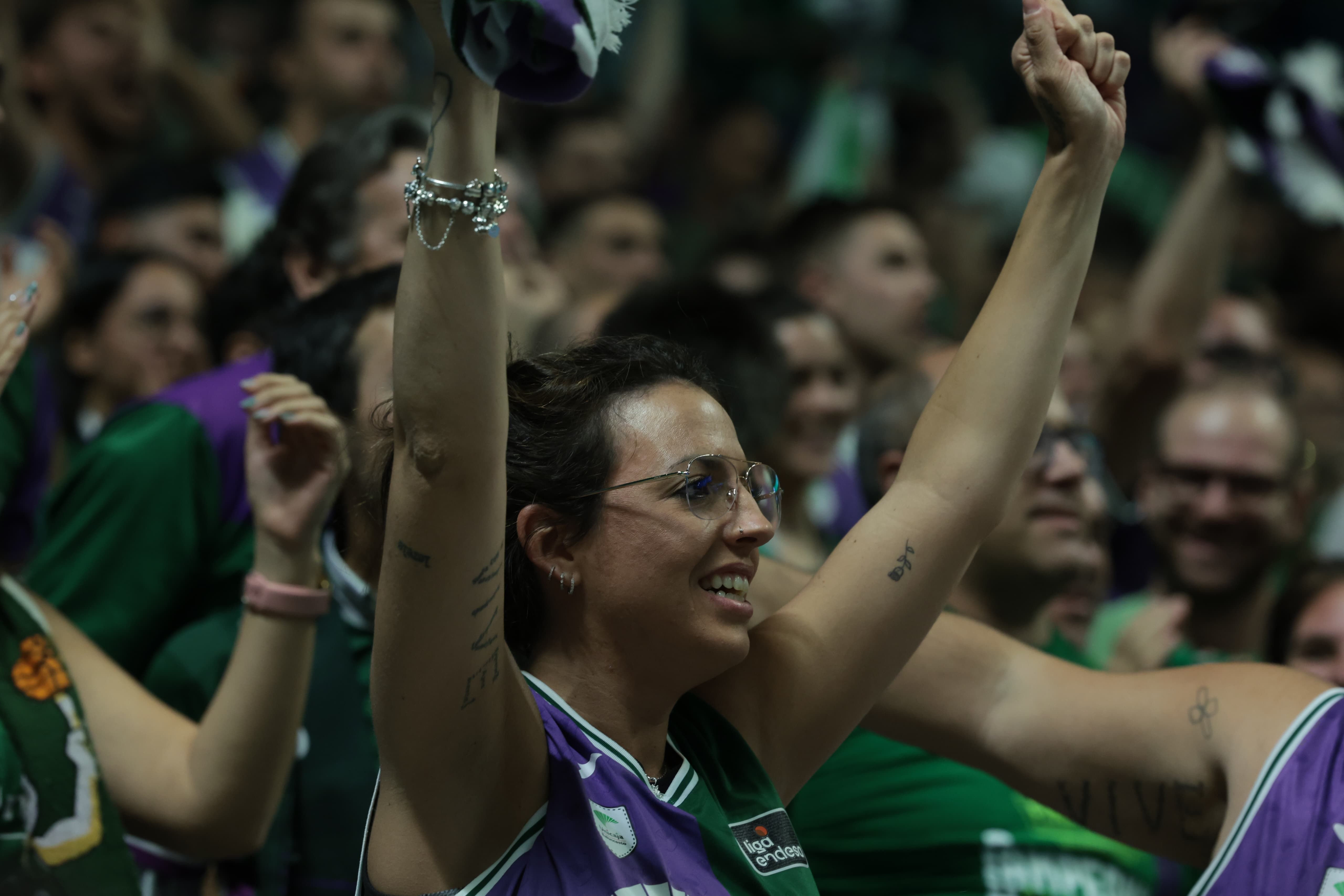 El Unicaja-Baxi Manresa del primer partido de cuartos de final, en imágenes