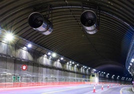 Ausol ha intervenido desde la pandemia en una decena de túneles de la autopista.