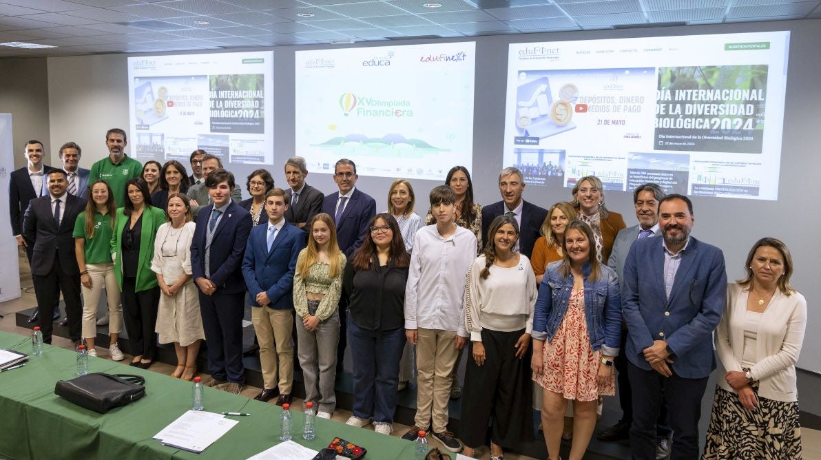 La XV Olimpiada del Proyecto Edufinet reconoce los mejores trabajos de estudiantes participantes en sus jornadas de educación financiera