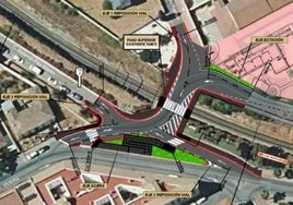 Actuación en el llamado puente de los institutos.