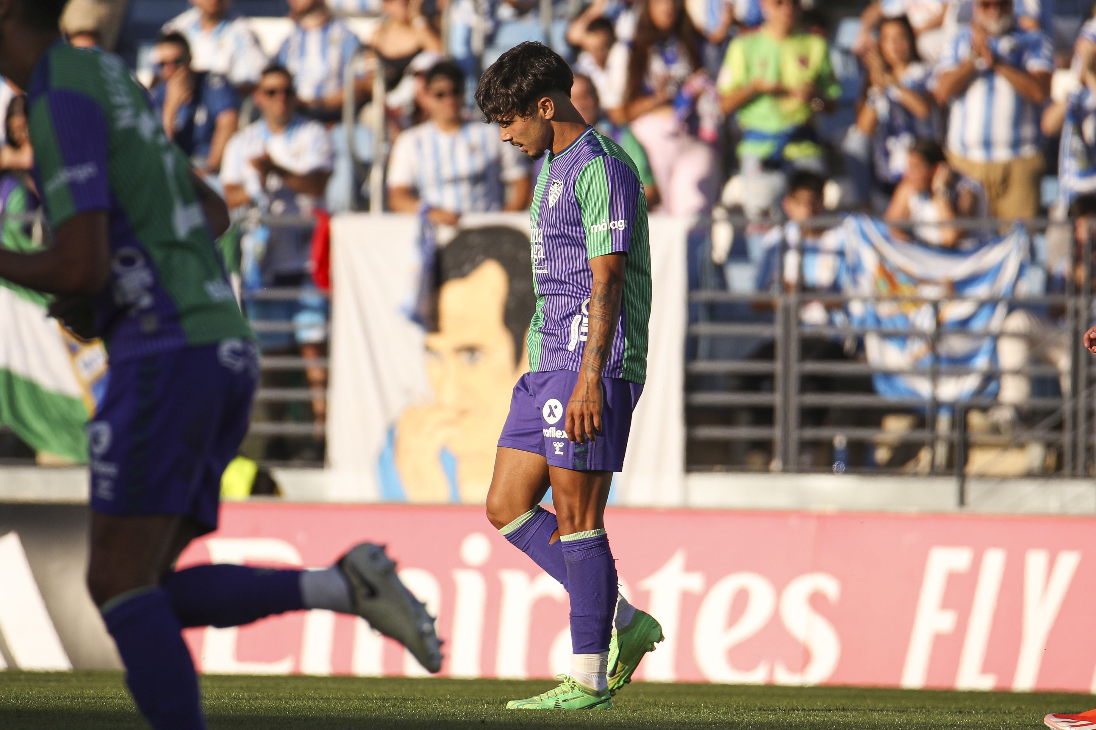 El Real Madrid Castilla-Málaga, en imágenes