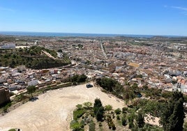 Vista panorámica del casco urbano veleño desde la torre de La Fortaleza.