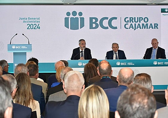 Junta de accionistas de Cajamar, celebrada este martes.