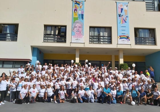 Participantes en la marcha antitabaco de la pasada edición.