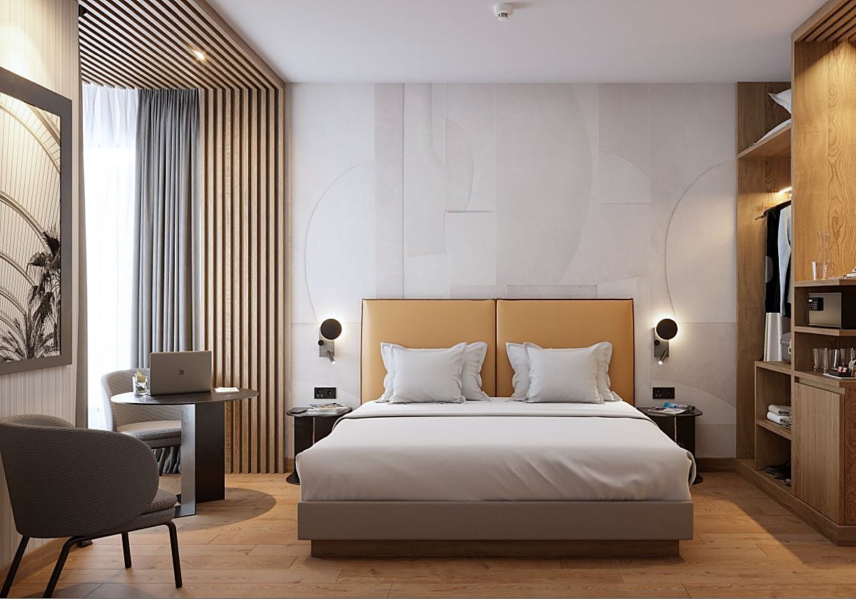 Vista de una de las habitaciones de un hotel de la cadena.