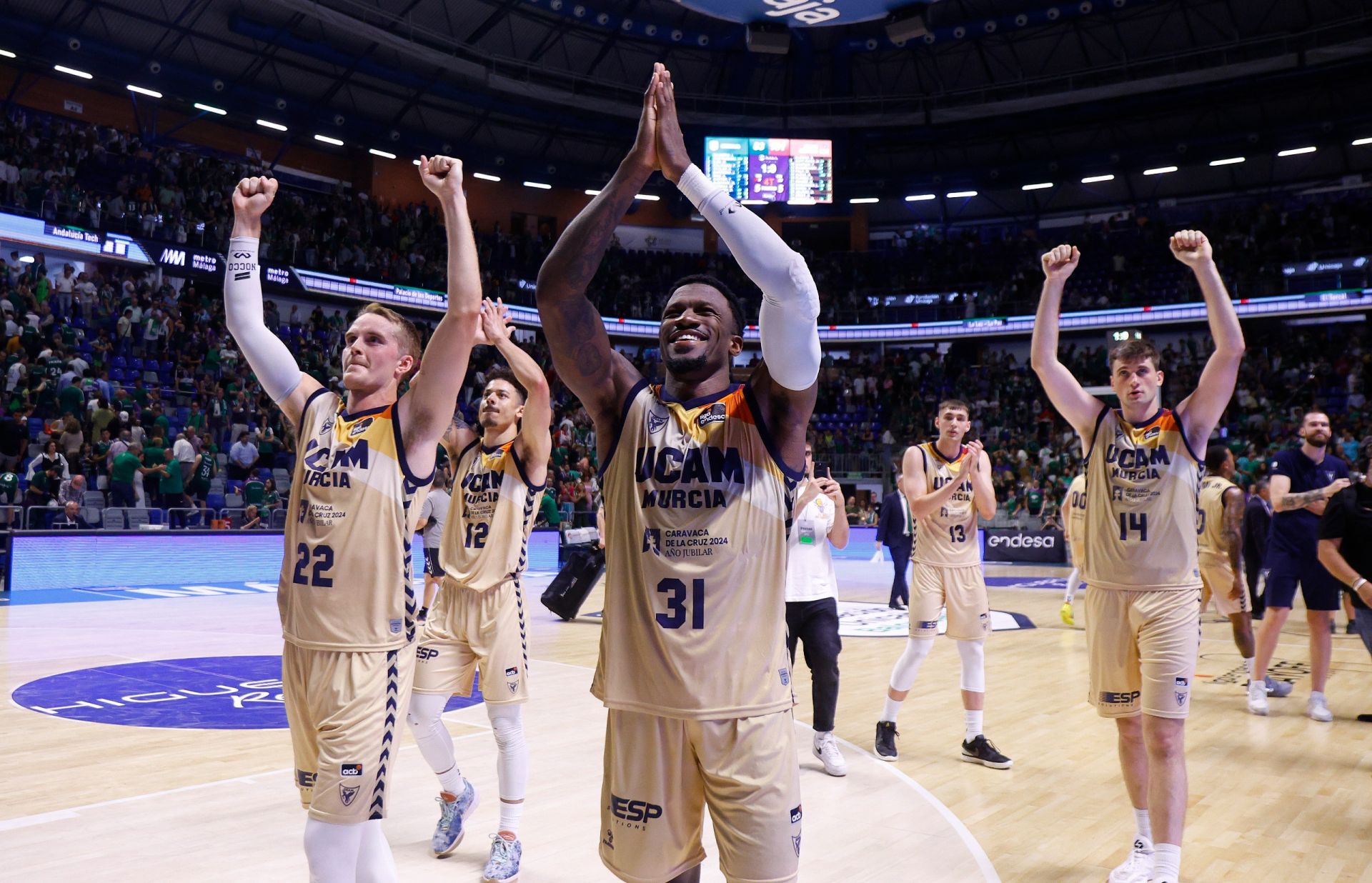 El segundo partido Unicaja- UCAM Murcia de semifinales, en imágenes